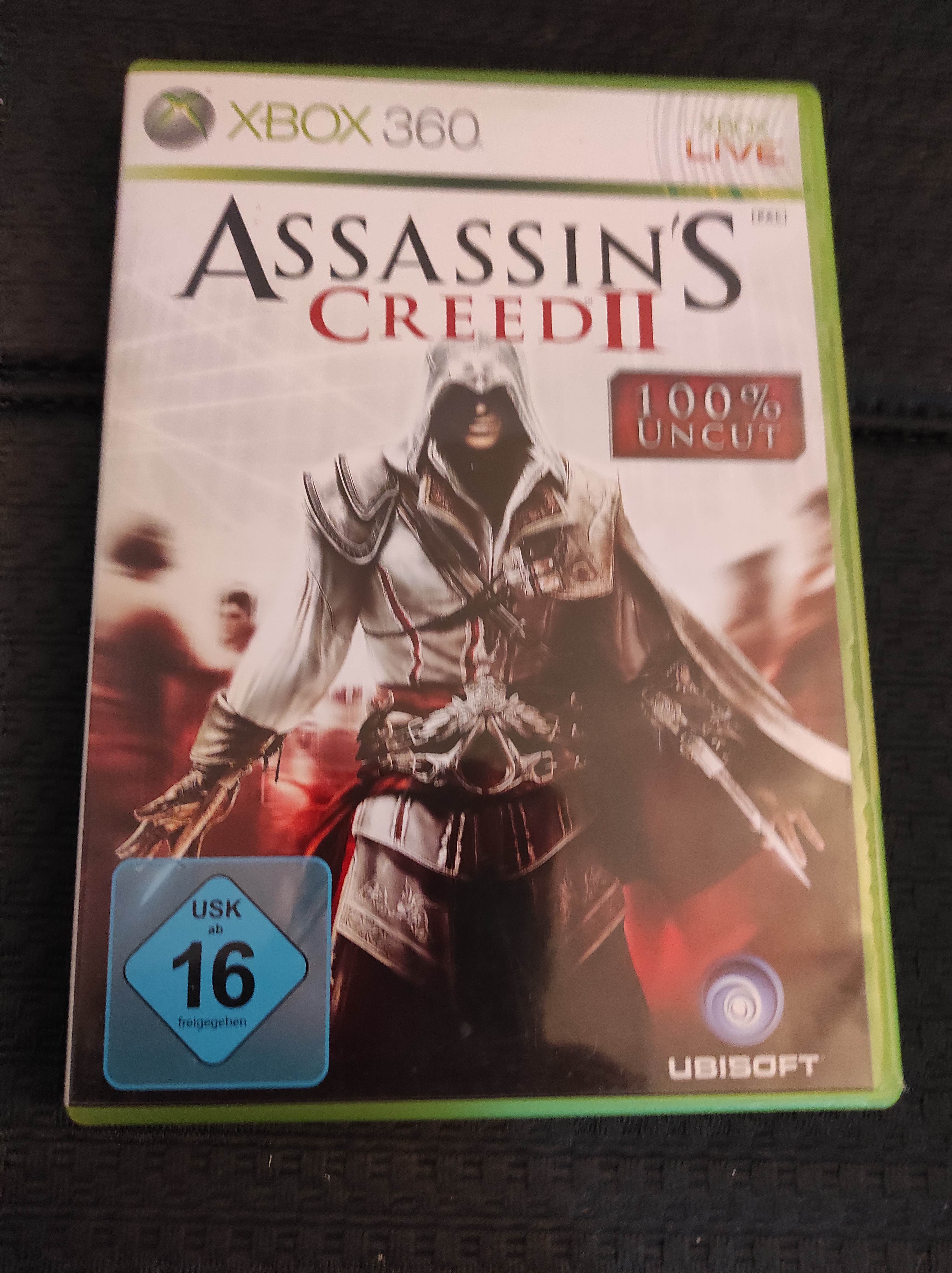 XBOX 360 Assassin's Creed II 100% UNCUT